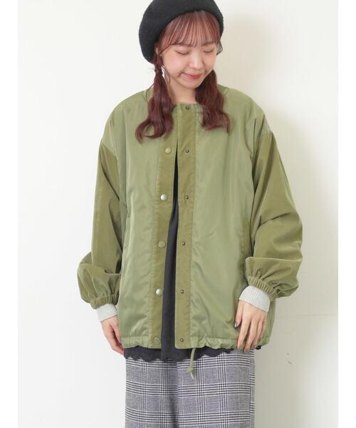 セール】ベロアドッキングブルゾン（ブルゾン）｜Samansa Mos2