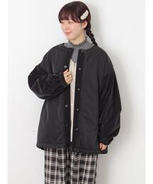 ベロアドッキングブルゾン