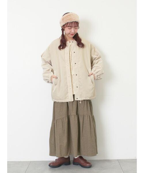 セール】ベロアドッキングブルゾン（ブルゾン）｜Samansa Mos2