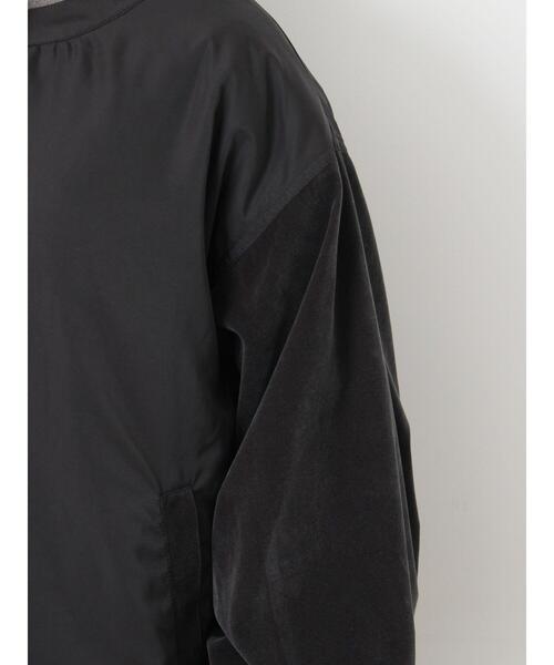 Samansa Mos2（サマンサ モスモス）の「ベロアドッキングブルゾン（ブルゾン・レディース・ブラック/カーキ/ベージュ/キナリ・F）」の12枚目の写真