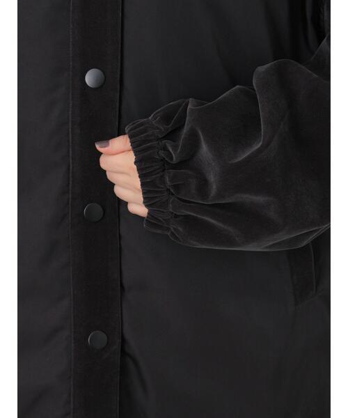 Samansa Mos2（サマンサ モスモス）の「ベロアドッキングブルゾン（ブルゾン・レディース・ブラック/カーキ/ベージュ/キナリ・F）」の14枚目の写真