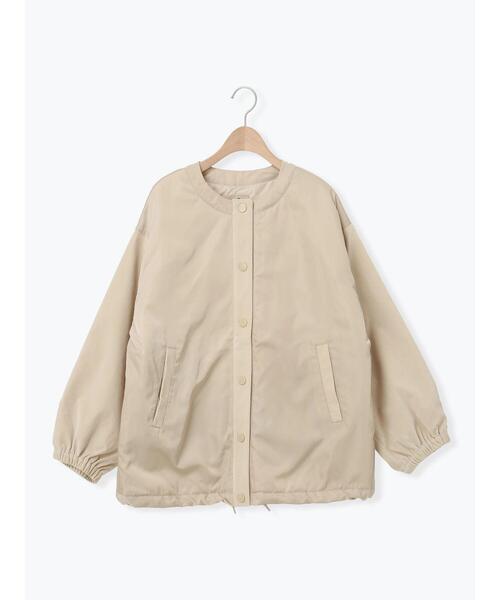 Samansa Mos2（サマンサ モスモス）の「ベロアドッキングブルゾン（ブルゾン・レディース・ブラック/カーキ/ベージュ/キナリ・F）」の18枚目の写真