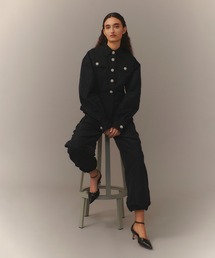 LOULOU WILLOUGHBY｜ルルウィルビーのつなぎ/オールインワン（ブラック