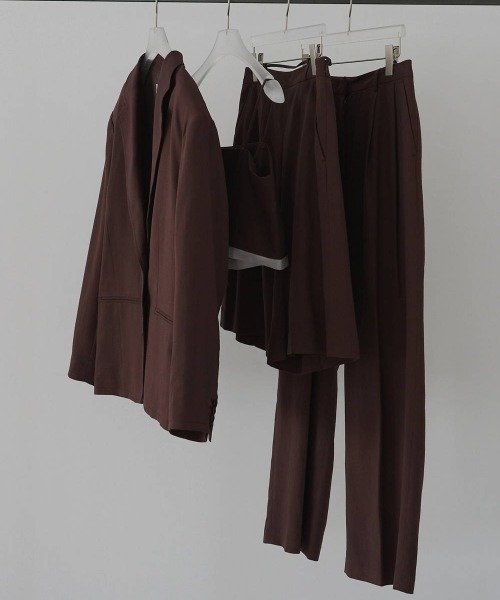 anuke(アンヌーク)の「anuke Linen Tuck Pants リネンタックパンツ/62610706(その他パンツ・レディース・ブラウン・36)」の7枚目の写真
