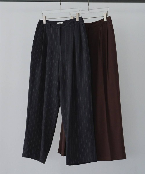 anuke(アンヌーク)の「anuke Linen Tuck Pants リネンタックパンツ/62610706(その他パンツ・レディース・ブラウン・36)」の9枚目の写真
