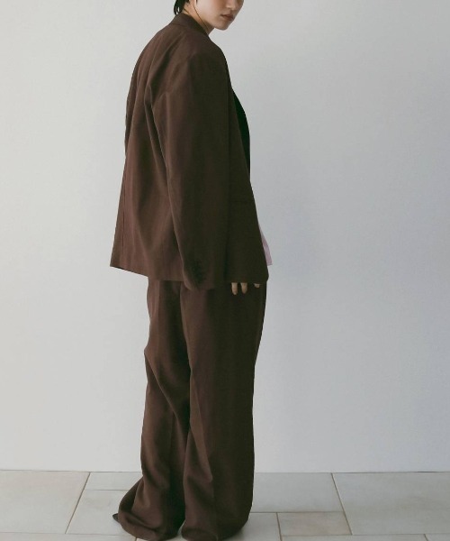anuke(アンヌーク)の「anuke Linen Tuck Pants リネンタックパンツ/62610706(その他パンツ・レディース・ブラウン・36)」の6枚目の写真