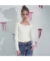 Heart-Neck Knit_4Colors