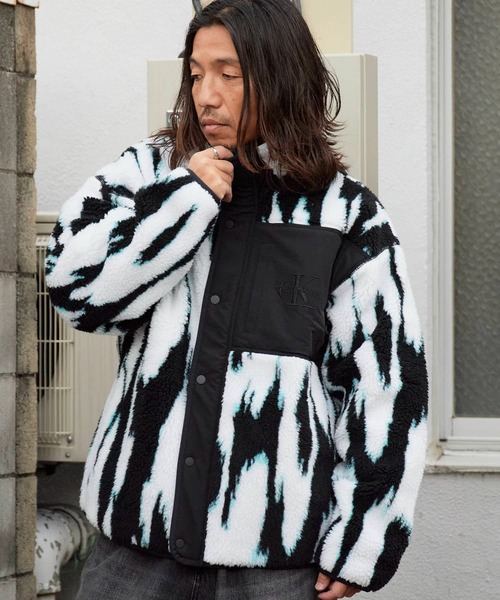 kaorin Calvin Klein/カルバンクライン LS JACQUARD 3 SHERPA JACKET ブランド