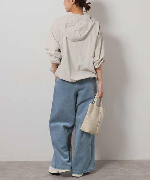 セール】《追加2》ウォッシャブルコーデュロイタックワイドパンツ