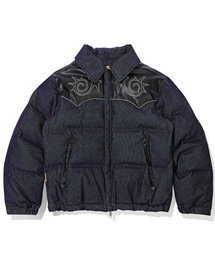 MAINBOOTH（メインブース）の「Woody Duck Down Jacket(BLUE)（ダウンジャケット/コート）」