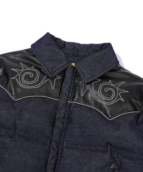 MAINBOOTH(メインブース)の「Woody Duck Down Jacket(BLUE)(ダウンジャケット/コート・レディース・その他・2/3)」の4枚目の写真