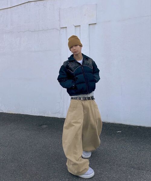 MAINBOOTH(メインブース)の「Woody Duck Down Jacket(BLUE)(ダウンジャケット/コート・レディース・その他・2/3)」の6枚目の写真
