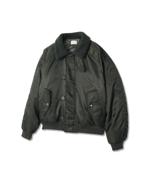 Daini ダイニ MA-1フライトジャケット カーキ フリンジ ボンバー Daini ダイニ MA-1フライトジャケット カーキ フリンジ ボンバー MA-1