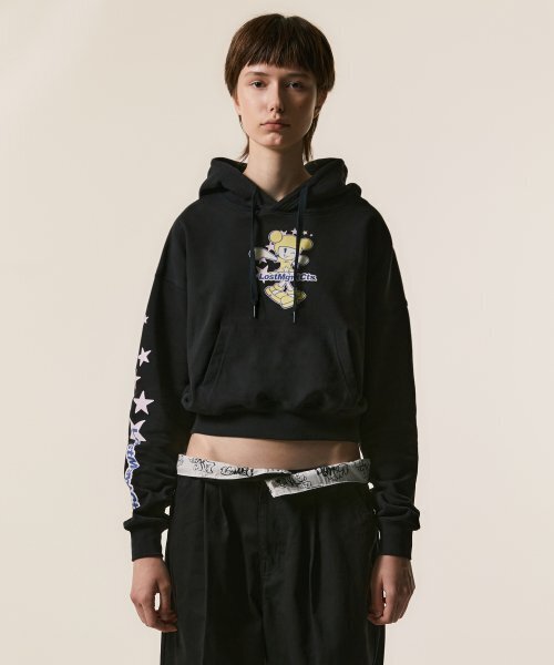 LMCの「WM STAR GIRL CROPPED HOODIE black(パーカー・レディース・その他・MEDIUM/SMALL)」の3枚目の写真