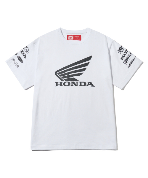 PHYPS MOTORCYCLE(フィップスモーターサイクル)の「ウィングコレクトロゴ半袖ホワイト(Tシャツ/カットソー・レディース・その他・SMALL/MEDIUM/LARGE/X-LARGE)」の2枚目の写真
