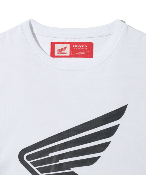 PHYPS MOTORCYCLE(フィップスモーターサイクル)の「ウィングコレクトロゴ半袖ホワイト(Tシャツ/カットソー・レディース・その他・SMALL/MEDIUM/LARGE/X-LARGE)」の4枚目の写真