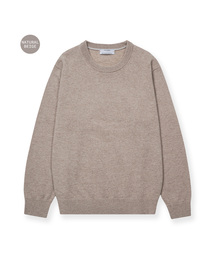 MANNERGRAM（マナーグラム）の「GRADE A ピュアカシミヤ100 ラウンドニット - 5カラー（ニット/セーター）」