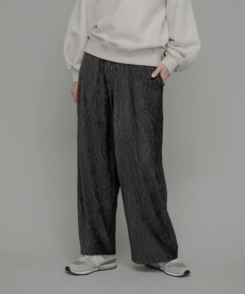 セール】ベロアプリーツイージーカットパンツ（その他パンツ）｜URBAN