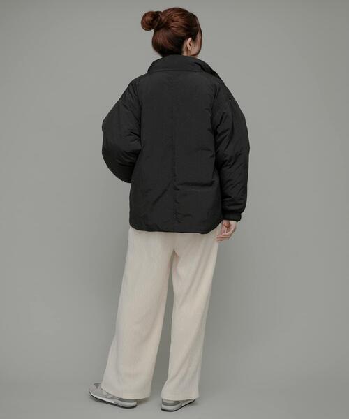 URBAN RESEARCH Sonny Label（アーバンリサーチサニーレーベル）の「ベロアプリーツイージーカットパンツ（その他パンツ・レディース・チャコールグレー/ホワイト系その他/ブラウン・FREE）」の10枚目の写真