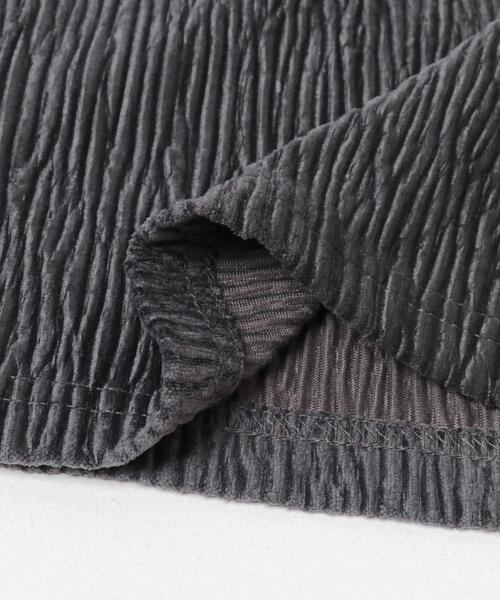 URBAN RESEARCH Sonny Label（アーバンリサーチサニーレーベル）の「ベロアプリーツイージーカットパンツ（その他パンツ・レディース・チャコールグレー/ホワイト系その他/ブラウン・FREE）」の22枚目の写真