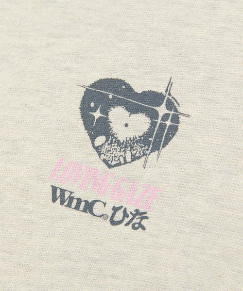 WMC（ダブリューエムシー）の「[WMC x HINA] ラビングゲイズ スウェット_LIGHT GREY（スウェット・メンズ・ライトグレー・MEDIUM/LARGE/X-LARGE）」の3枚目の写真
