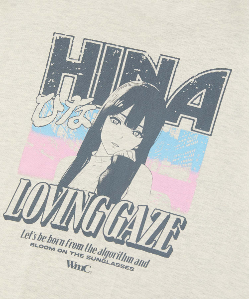 WMC（ダブリューエムシー）の「[WMC x HINA] ラビングゲイズ スウェット_LIGHT GREY（スウェット・メンズ・ライトグレー・MEDIUM/LARGE/X-LARGE）」の4枚目の写真