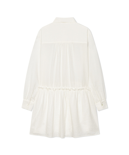 Yuje(ユジェ)の「HEMLINE DRESS (2color)(ワンピース・レディース・ブラック/アイボリー・FREE)」の22枚目の写真