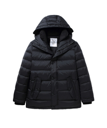 SOLEW（ソル）の「Goose Down Quilted Hooded Parka_Black（ダウンジャケット/コート）」