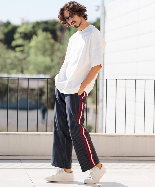 CAMBIO（カンビオ）の「mt10146- MINI URAKE  Random Patchwork Tee パッチワークTシャツ(S60826cmb)（Tシャツ/カットソー・メンズ・ブラック/ホワイト/チャコール・S/M/L）」の15枚目の写真