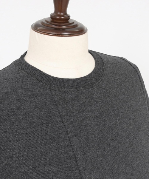 CAMBIO（カンビオ）の「mt10146- MINI URAKE  Random Patchwork Tee パッチワークTシャツ(S60826cmb)（Tシャツ/カットソー・メンズ・ブラック/ホワイト/チャコール・S/M/L）」の21枚目の写真