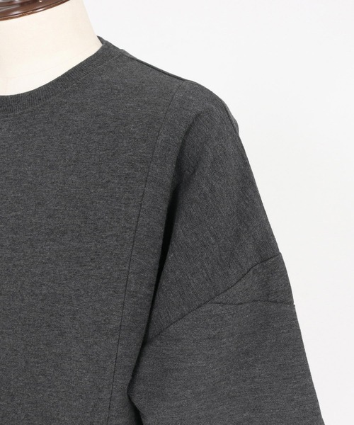 CAMBIO（カンビオ）の「mt10146- MINI URAKE  Random Patchwork Tee パッチワークTシャツ(S60826cmb)（Tシャツ/カットソー・メンズ・ブラック/ホワイト/チャコール・S/M/L）」の22枚目の写真