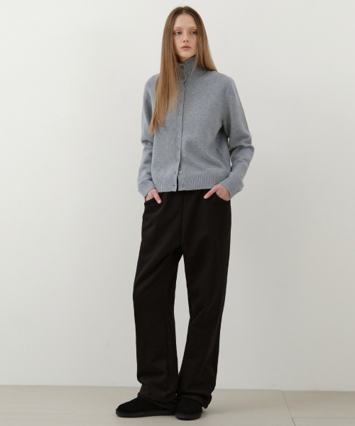 WEDNESDAYOASISFORWOMEN（ウェンズデー オアシス フォー ウーマン）の「W/ベルト付きストリングスウェットパンツ_BLACK(W25-PT28)（スウェットパンツ・レディース・ブラック・OS）」の2枚目の写真