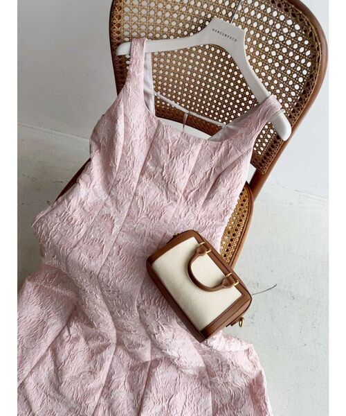 MERCURYDUO(マーキュリーデュオ)の「コゼットトップハンドルクロスボディバッグ(ハンドバッグ・レディース・ブラウン・FREE)」の5枚目の写真