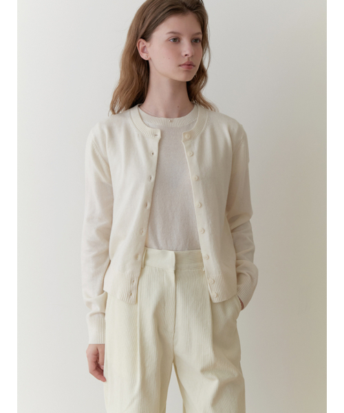 RE_L(リエル)の「Pea wool cardigan (ivory)(カーディガン/ボレロ・レディース・その他・FREE)」の3枚目の写真