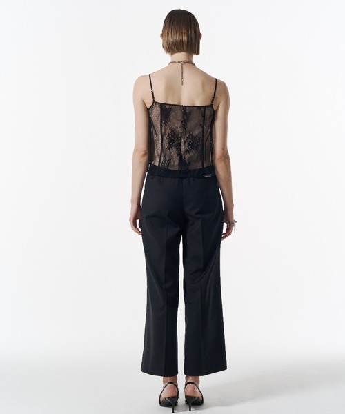 JOSE MOON（ジョゼムーン）の「PANEL CUT LACE CAMISOLE/パネルカットレースキャミソール（キャミソール・レディース・ブラック/ベージュ・FREE）」の10枚目の写真