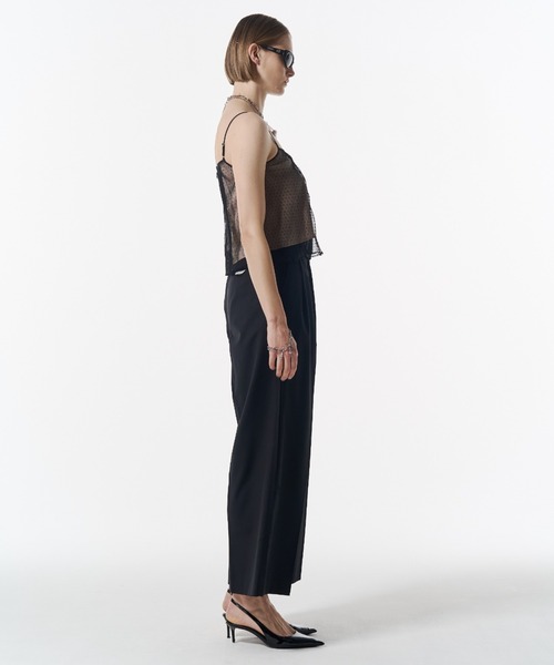 JOSE MOON（ジョゼムーン）の「PANEL CUT LACE CAMISOLE/パネルカットレースキャミソール（キャミソール・レディース・ブラック/ベージュ・FREE）」の11枚目の写真