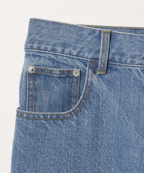 EMMEL REFINES(エメルリファインズ)の「<EMMEL REFINES>EM デニム カプリ パンツ(デニムパンツ・レディース・ライトブルー/ブラック・S/M)」の11枚目の写真