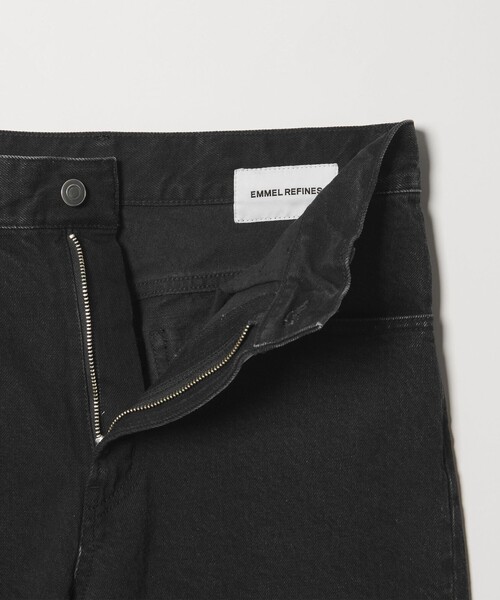 EMMEL REFINES(エメルリファインズ)の「<EMMEL REFINES>EM デニム カプリ パンツ(デニムパンツ・レディース・ライトブルー/ブラック・S/M)」の6枚目の写真