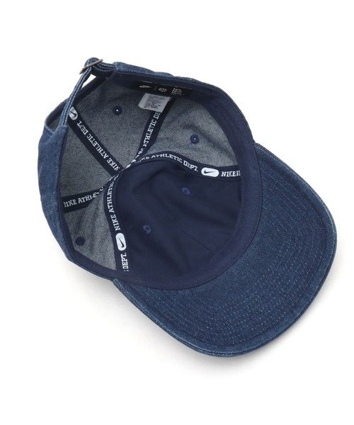 NIKE（ナイキ）の「NIKE U NK CLUB CAP U CB DENIM 24 L / ナイキ クラブ キャップ U CB デニム 24 L 【SP】（キャップ・メンズ・ネイビー/ブラック・S/M/M/L）」の7枚目の写真