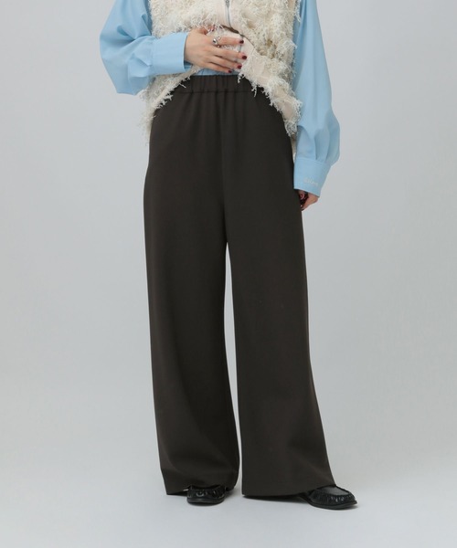 LEPSIM（レプシィム）の「バイアスイージーパンツ　638762（その他パンツ・レディース・ブラック/アイボリー/グレー・TALL/FREE）」の3枚目の写真