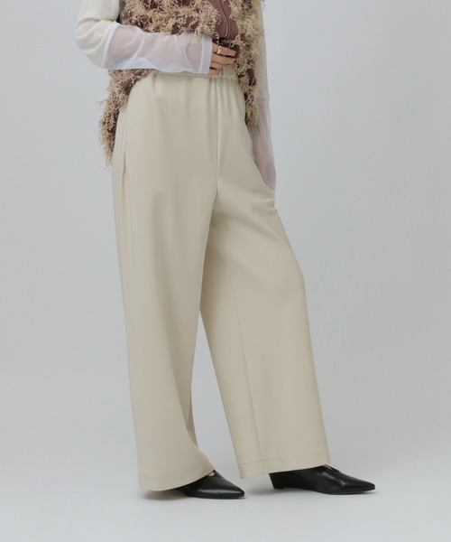 LEPSIM（レプシィム）の「バイアスイージーパンツ　638762（その他パンツ・レディース・ブラック/アイボリー/グレー・TALL/FREE）」の4枚目の写真