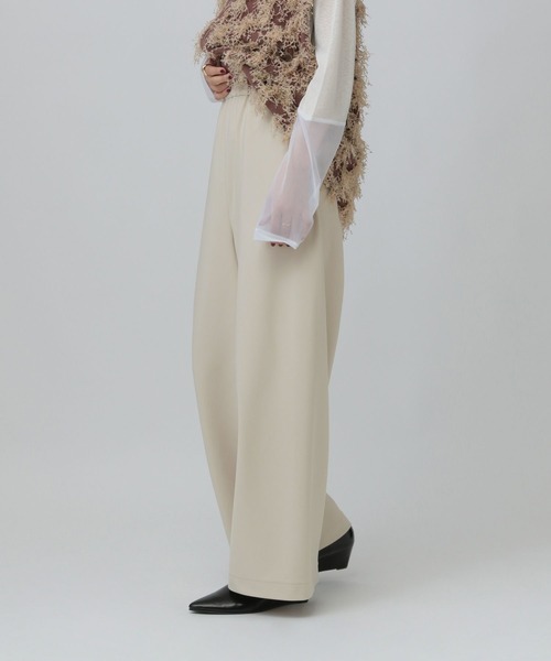 LEPSIM（レプシィム）の「バイアスイージーパンツ　638762（その他パンツ・レディース・ブラック/アイボリー/グレー・TALL/FREE）」の6枚目の写真