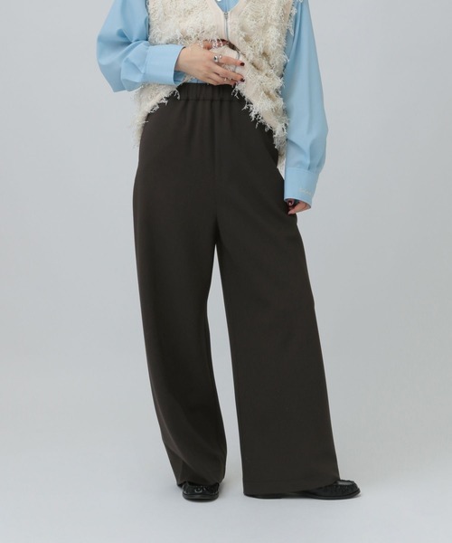 LEPSIM（レプシィム）の「バイアスイージーパンツ　638762（その他パンツ・レディース・ブラック/アイボリー/グレー・TALL/FREE）」の11枚目の写真