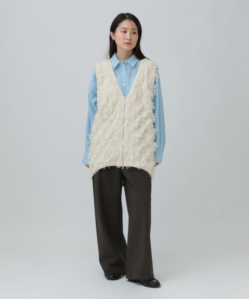 LEPSIM（レプシィム）の「バイアスイージーパンツ　638762（その他パンツ・レディース・ブラック/アイボリー/グレー・TALL/FREE）」の13枚目の写真