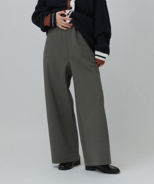 LEPSIM（レプシィム）の「バイアスイージーパンツ　638762（その他パンツ・レディース・ブラック/アイボリー/グレー・TALL/FREE）」の17枚目の写真