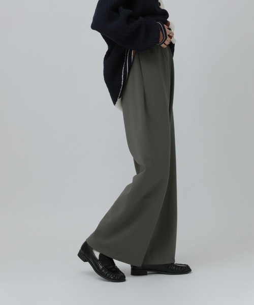 LEPSIM（レプシィム）の「バイアスイージーパンツ　638762（その他パンツ・レディース・ブラック/アイボリー/グレー・TALL/FREE）」の18枚目の写真