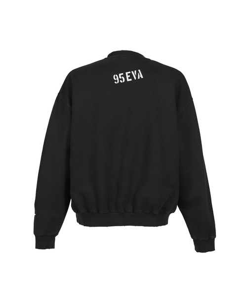NUBIAN(ヌビアン)の「0054 SWEAT(スウェット・メンズ・ブラック・X-LARGE/MEDIUM/LARGE)」の2枚目の写真