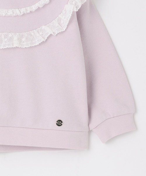 petit main（プティマイン）の「【リンク】ヨークレーストレーナー（スウェット・キッズ・トップグレー/ライトピンク/ブラック・110cm/120cm/100cm/80ｃｍ/90cm/130cm）」の14枚目の写真