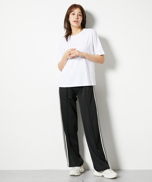 slattgir（スラットジール）の「高身長　サイドラインストレートジャージパンツ（UVカット・吸汗速乾・抗菌防臭・毛玉対策）（トールサイズ）（その他パンツ・レディース・ネイビー/ブラック/グレー・TM/TL/TLL/T3L/T4L/T5L）」の9枚目の写真