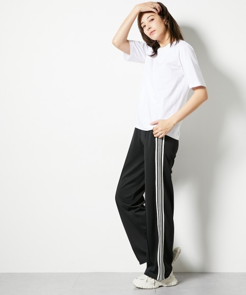slattgir（スラットジール）の「高身長　サイドラインストレートジャージパンツ（UVカット・吸汗速乾・抗菌防臭・毛玉対策）（トールサイズ）（その他パンツ・レディース・ネイビー/ブラック/グレー・TM/TL/TLL/T3L/T4L/T5L）」の14枚目の写真